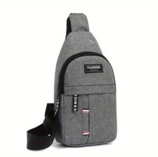 Borsa uomo in tela con