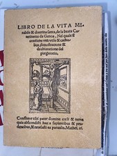 LIBRO DE LA VITA, VITA DE LA BEATA CATERINETTA DA GENOVA