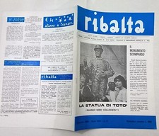 RIBALTA RIVISTA ARTE VARIETA' 1988 = STATUA A TOTO' NAPOLI ANTICA VIA CALABRITTO