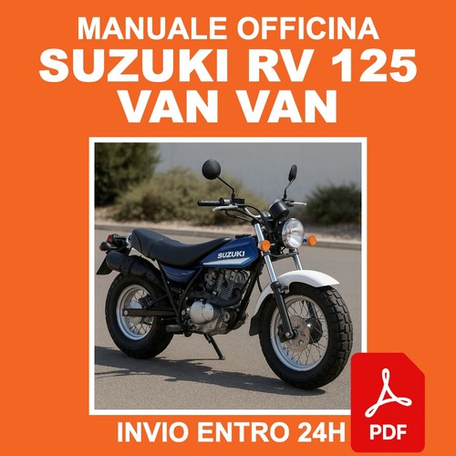 Manuale officina suzuki - suzuki, rv