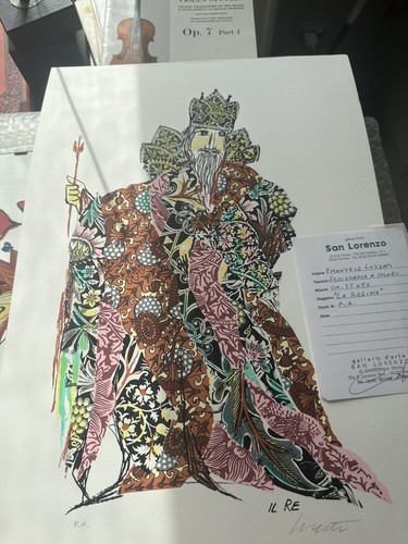 Emanuele luzzati serigrafia - luzzati.,
