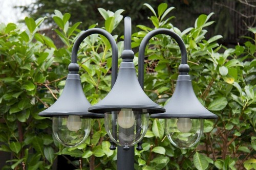 Lampione giardino plastica