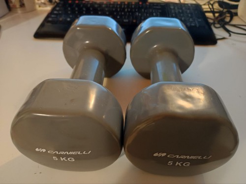 Coppia manubri 5 kg - coppia,