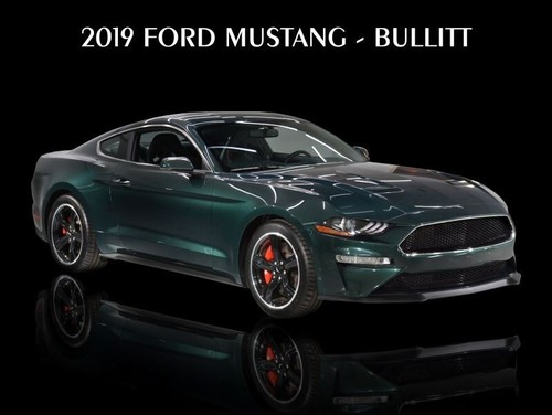 Ford mustang 2019 - mustang, insegna