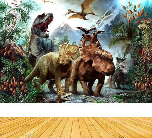 Carta parati dinosauri - da,