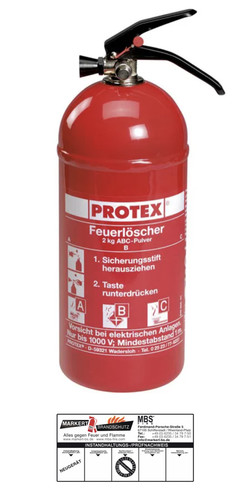 Protex estintore pde2ga auto - pde2ga,
