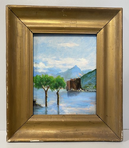 Antico piccolo dipinto olio - antico,