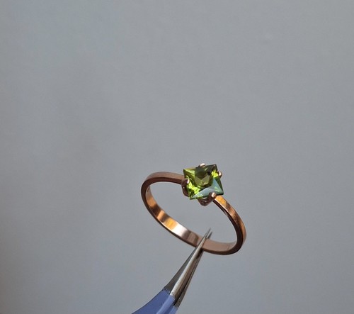 Anello oro kt - in, con