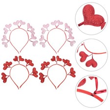  4pcs scintillanti heartbande