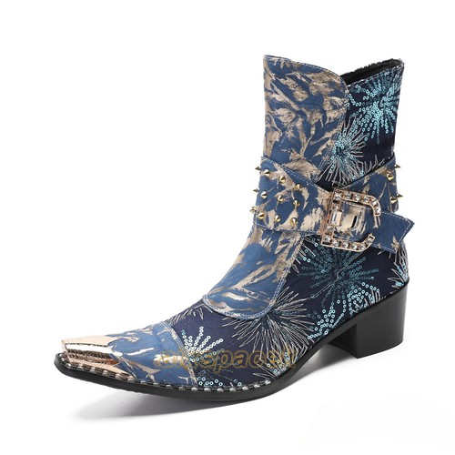 Stivaletti uomo paillettes