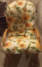 Poltrona  in Vimini con Cuscino