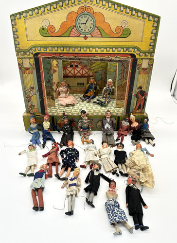 Teatrino legno con 23 - legno,