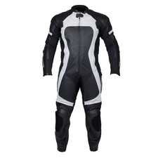 Tuta Moto Unica In Pelle Nera