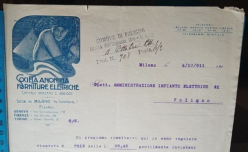 Milano 1911 societa - societa, '