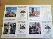 LOTTO 11X FRANCOBOLLI Vaticano VIAGGI  PAPA GIOVANNI PAOLO II A CITTA' GERMANIA