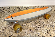 Kryptonics Skateboard 23" Tavola Completa Lunga Arancione e Grigio Grip Tape VG/EX