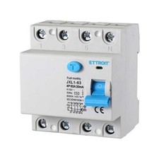 Interruttore Salvavita Differenziale Puro 4P 63A 6kA 30mA 380V