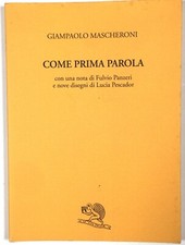 Lucia PESCADOR - 9 disegni per Come Prima Parola di G. MASCHERONI - RARO