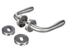 Coppia Maniglie Cromo Satinato
