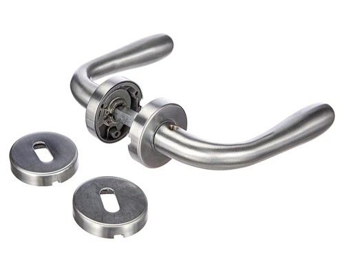 Coppia maniglie cromo satinato - coppia,