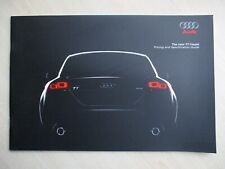 Brochure vendita Audi TT