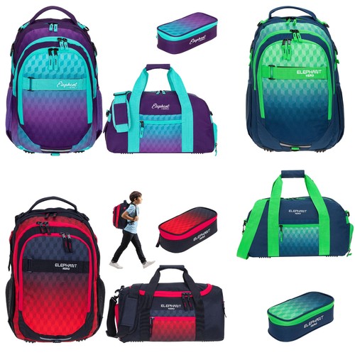 Zaino scuola set - t, elephant