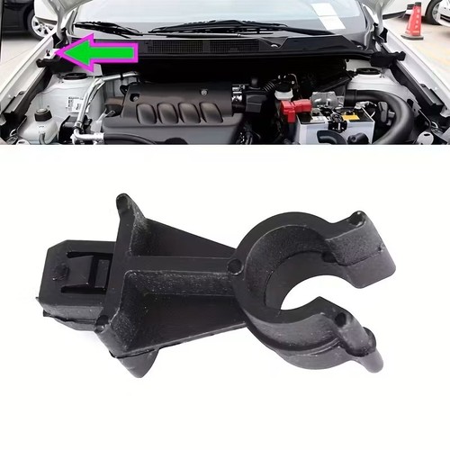 Clip supporto asta - , cofano