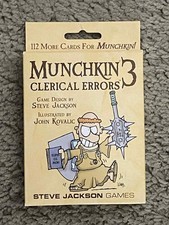 Munchkin clerical errors - 3:,