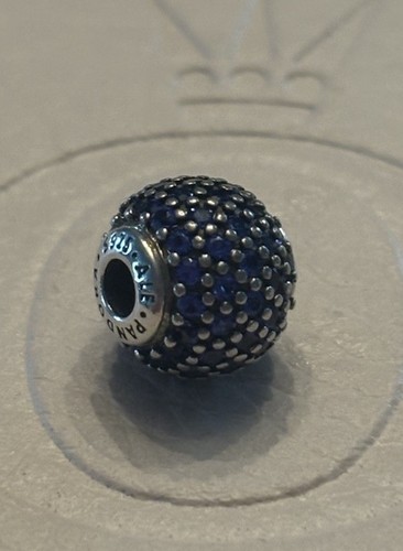 Charm cristallo blu - cristallo, pace