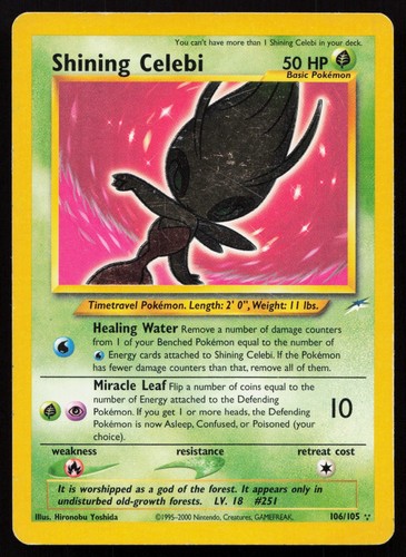 Pokemon shining celebi 106 - celebi, 106/105