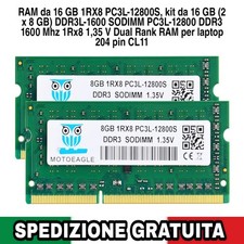 RAM da 16 GB 1RX8 PC3L-12800S