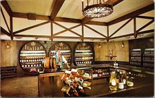 Cartolina Enoteca Colonia Svizzera Italiana Cantina Redwood Hwy UNP VINTAGE mai usata