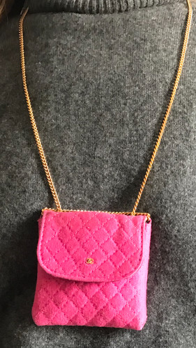 Chanel collana colore rosa - chanel,