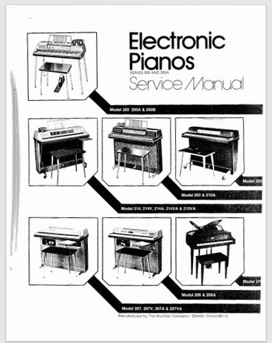 Wurlitzer pianoforte - wurlitzer,