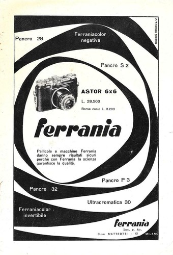 Ferrania astor 6x6 numeria - ferrania,