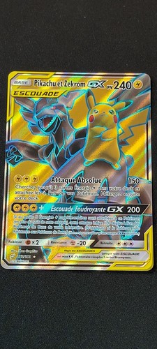 Pikachu zekrom 162 181 - et, gx