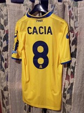 Hellas Verona MAGLIA CALCIO FOOTBALL MATCH WORN INDOSSATA ULTRAS  shirt Brigate