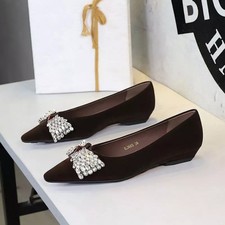 Ballerine Donna Marrone Scuro