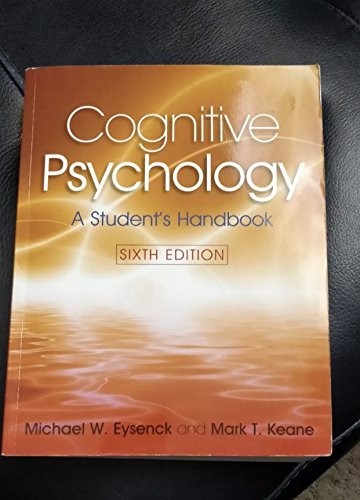 Cognitive psychology a - cognitive, psychology: