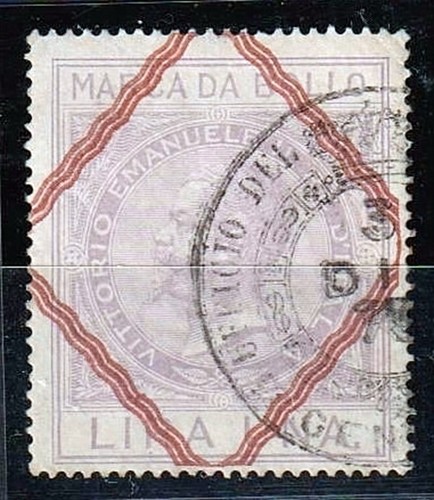 Italia regno marca - italia, bollo