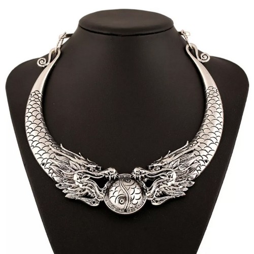Collana perle double dragon - di,