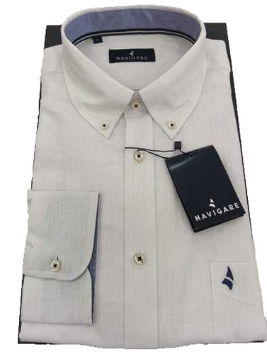Nve3002 camicia uomo lino - camicia, in