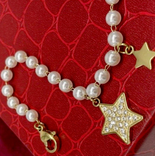 Bracciale perle bianche - di,