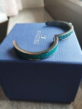 Bracciale Donna Gioielli Swarovski Intervalle Jet Bangle blu