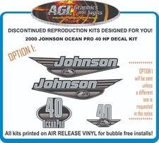 2000 JOHNSON 40 HP OCEAN PRO