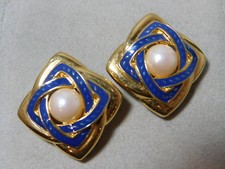 Blu Smalto Celtico Nodo