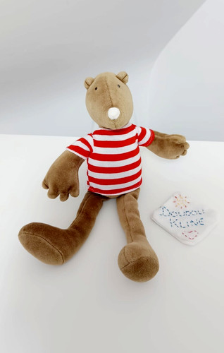 Peluche doudou taupe - taupe, marron