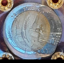Errore Di Conio 500 Lire,Doppia Battitura.