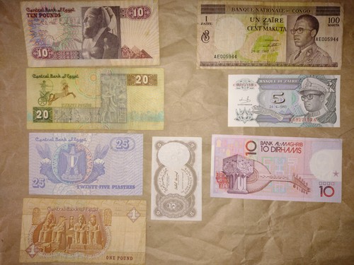 Lotto banconote africa per - banconote,
