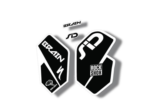 Adesivo decalcomania rock shox - adesivo,